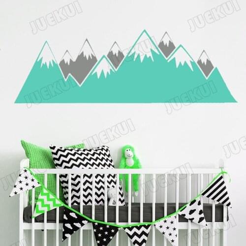 Hill Combination Removable Wall Stickers for Kids Room Home Background Art Decoration Vinyl Wall Decals Babies Bedroom TA605