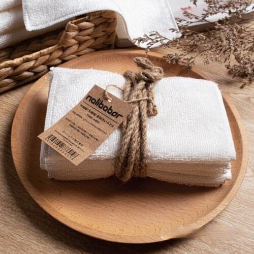 5 pieces of Japanese-style wood fiber magic towel cleaning supplies wipes kitchen bamboo woven cloth