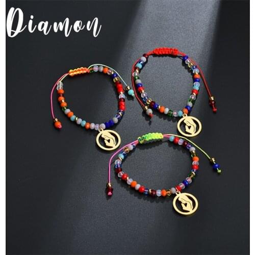 Diamon New Religion Bracelet Hollow Virgin Mary Multicolor Stainless Steel Bangles for Men Women Birthday Christmas Gift