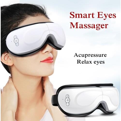 Eye Massager Wrinkle Fatigue Relieve Eye Airbag Vibration Massage Hot Compress Therapy Glasses Eye Relax