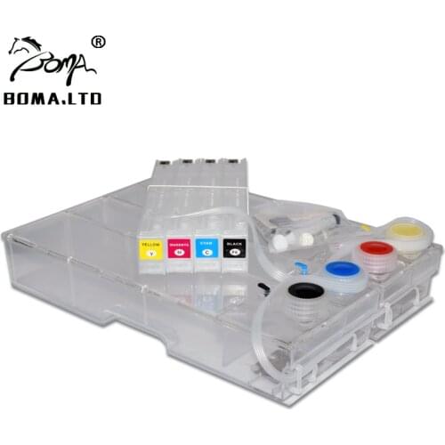 Empty 980XL Continuous Ink Supply System For HP 980 HP980 Ciss With ARC Chip For HP Officejet 555xh 555dn 585dn 585f 585z