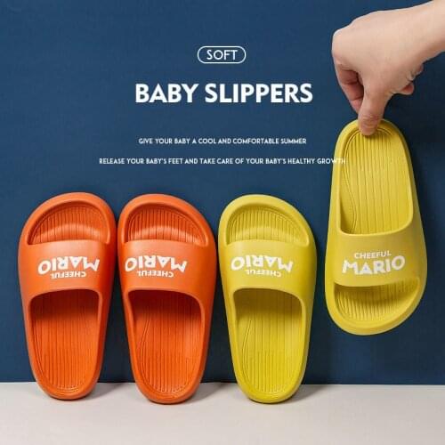Childrens Slippers Summer Autumn Winter Indoor Household Baby Boys Girls Home Bathroom Kids Bath Antiskid Soft Bottom Sandals