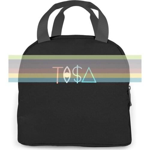 TISA TI$A - BLACK SNAPBACK TYGA LAST KINGS BIG SEAN 3D Hot Cheap Male women men Portable insulated lunch bag adult