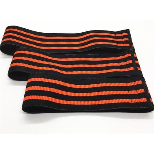 Orange stripe fitness resistance hip circle band booty training stretch band