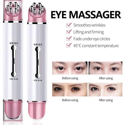 EMS Eye Massager Anti Wrinkle Eye Massage Anti Aging USB Rechargeable Massager For Face Electric Eyes Beauty Device