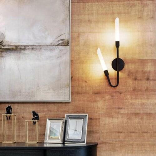 V shape G9 LED Wall Lamp for art salon dressing room showcase Led Luminaria gold mirror light Entrance led wall light gate lamp