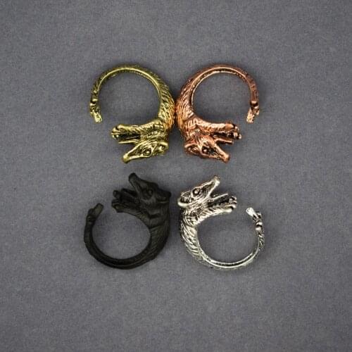 Vintage Opossum Rings Fashion Retro Style Adjustable Possum Rings For Women Men Possum Jewellery