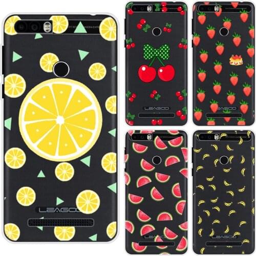 Fruit Phone Case for Leagoo T5 M5 plus edge Kiicaa power M8 Pro shark1 Lemon Watermelon cute NEW TPU soft Silicone Back Cover