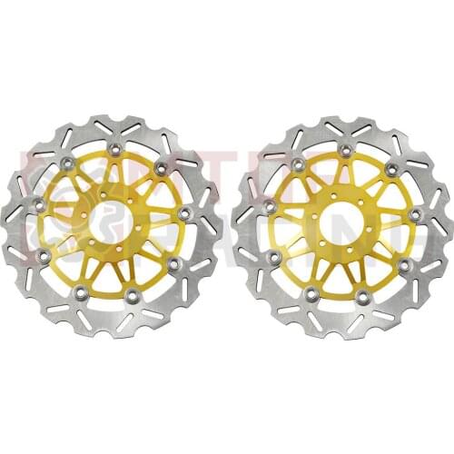 1 Pair Front Brake Disc for Aprilia RSV4 Factory APRC Tuono V4R APRC 2011 2012 2013 RSV4R 2010 Brake Rotors