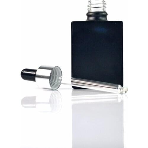 30ml rectangular glass dropper bottle electronic cigarette liquid e-liquid black bottle bottle 30ml liquide cigarette electronic