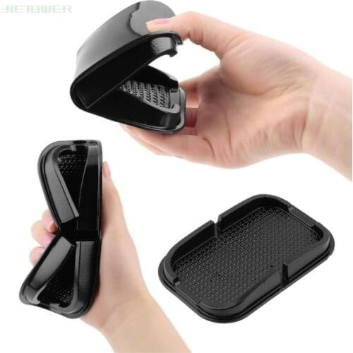 300pcs/lot Mobile Phone Holder Multi-functional Rubber Sticky Dashboard Phone Shelf Antislip Mat Universal Car Anti Slip