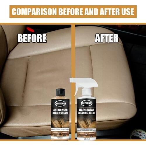 60ml Multi-purpose Cleaner Anti-aging Cleaning Automoive Spray Car Leather Cleaner Interior Home Cleaning Liquid Cleaning H A1G6