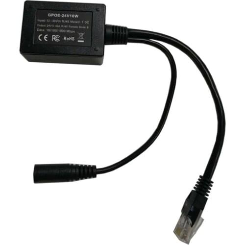 12V to 24V Gigabit POE 24Volt injector PoE for Mikrotik/UBNT product from Solar panels converter