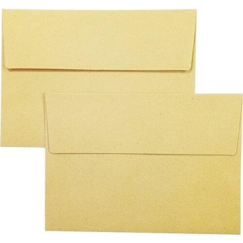 50 Pcs/lot Classical Kraft Blank Paper Envelopes Wedding Invitation Envelope Gift Envelope For Card Scrapbooking Gift