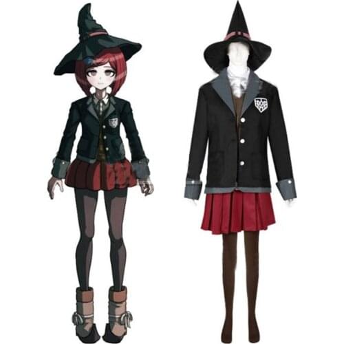 Cosplaydiy Danganronpa V3: Killing Harmony Himiko Yumeno Cosplay Costume Adult Girls Women Schools Suit L320