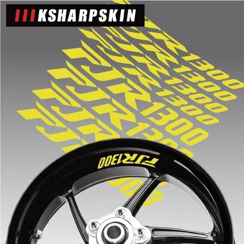 Motorcycle wheel stickers decorative decals reflective waterproof trend frame decals for YAMAHA FJR1300 fjr 1300