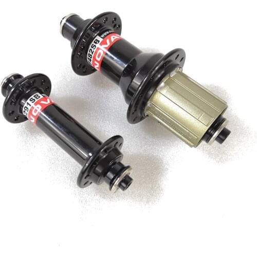 Novatec A291SB/F482SB road bike hub 20/24H black red white bearing hubs, aero flat spokes compatible, free shipping free skewer