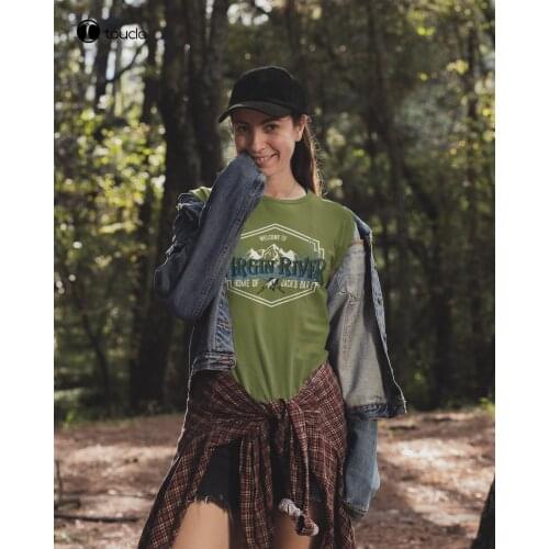 New Welcome To Virgin River Shirt | Home Of JackS Bar | Jack & Mel | Free Shipping Cotton Tee Shirt