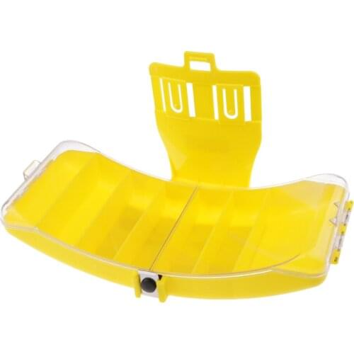 Plastic Fishing Wasit Box Lure Baits Hook Storage Case Organizer 32 x 16.8cm