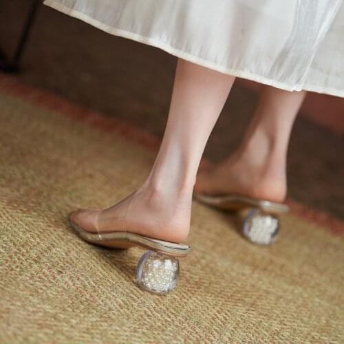 Newly Arrived Shiny Rhinestones Thin High Heels Sandals Women Fashion Square Toe Ytmtloy House Slippers Sapatos Femininos Zapato