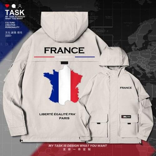 France French Republic FRA FR men jacket hooded map nation flag chaquetas hombre streetwear windbreaker new top autumn clothes
