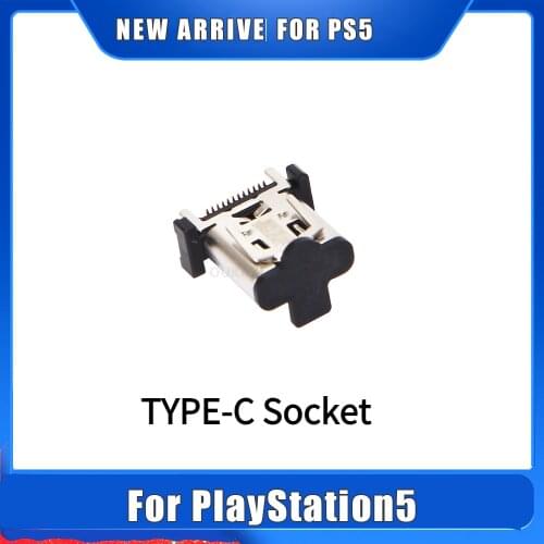 For PlayStation5 Support Type-C Charger Socket Repair Parts Charging Port Plug Durable Power Connector Console For PS5