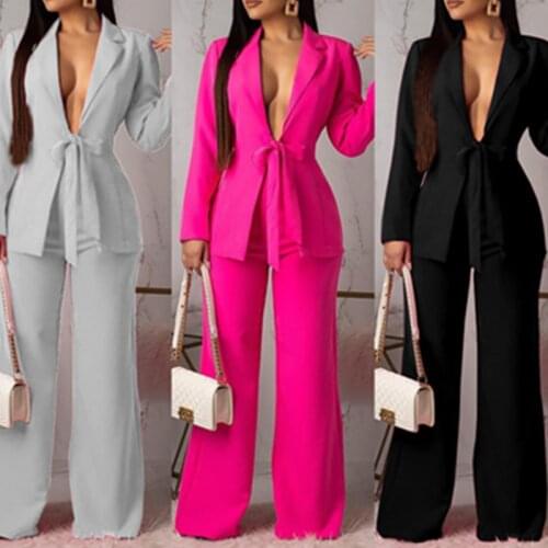 Women Ladies Suit 2 Pieces Spring Summer Suits Formal Business Womens Office Dress For Wedding 2021