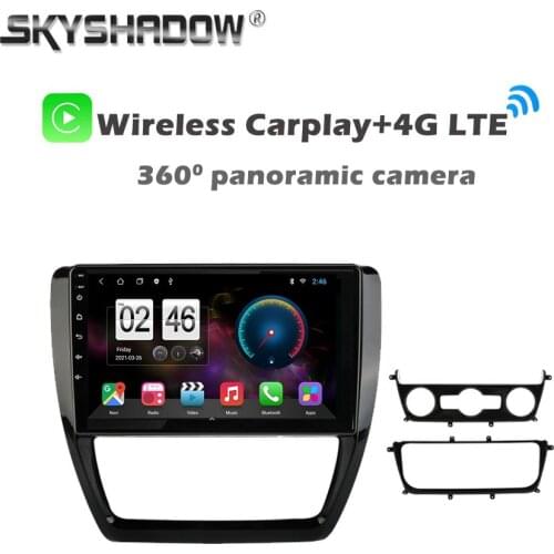 360 Panoramic Camera 6G+128G Android 10 Car DVD Player GPS Map WIFI Bluetooth 5.0 RDS Radio For VW Sagitar Jetta Bora 2011-2018