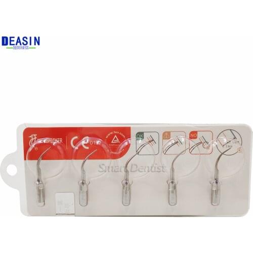 Free shipping 10 pcs x Original woodpecker G1/ G2 /G3/ G4 P1 Dental Ultrasonic Scaler Tips scaling tips EMS & WOODPECKER