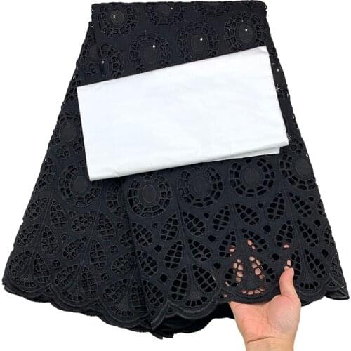 Black White Pure 100% Cotton African Ghalila Bazin Riche Fabric Lace Bazin Riche Getz 2020 Top Quality Guinea Brocade Fabric WFS