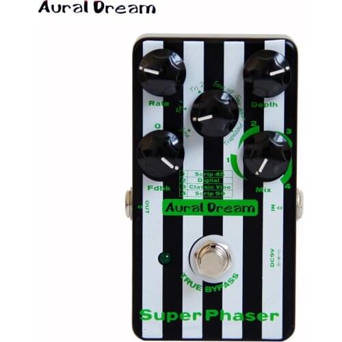 Aural Dream Super Phaser Digital Pedal with 24 Phaser Effects