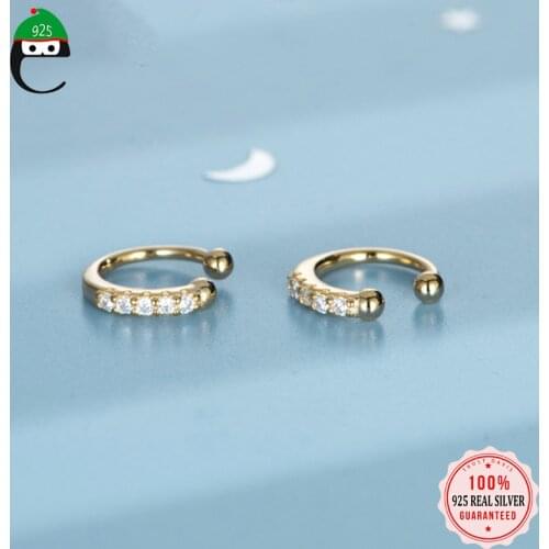 ElfoPlataSi Real 925 Sterling Silver Fashion Romantic Charm Clip Earrings For Women Wedding Valentines Day Fine Jewelry DD612