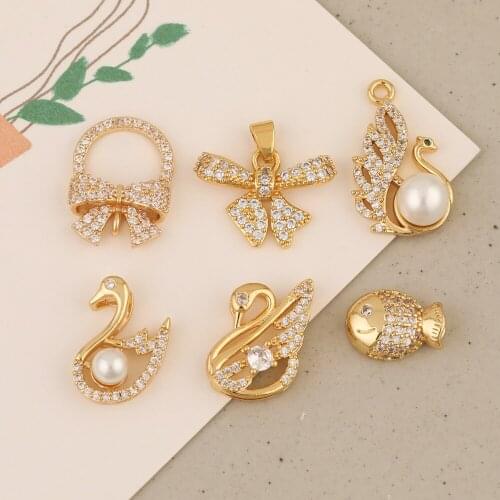HAOSAW 2Pcs Jewelry Accessories/DIY Making/Hand Made/Earrings Pendants/Choose/Animal Shape/Jewelry Findings & Components