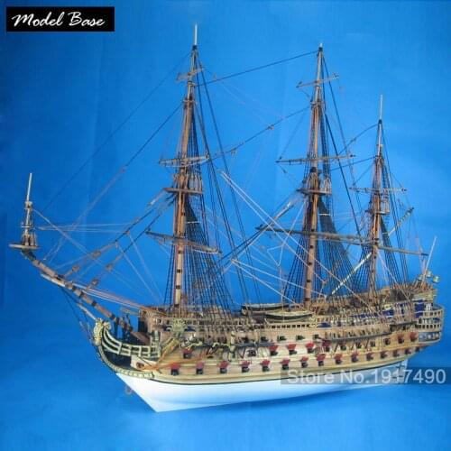Ship Model Kit Adult Diy Scale 1:50 3d Laser Cut Wooden Ships model Kids Models Wood Boats Educational Games Children San Felipe