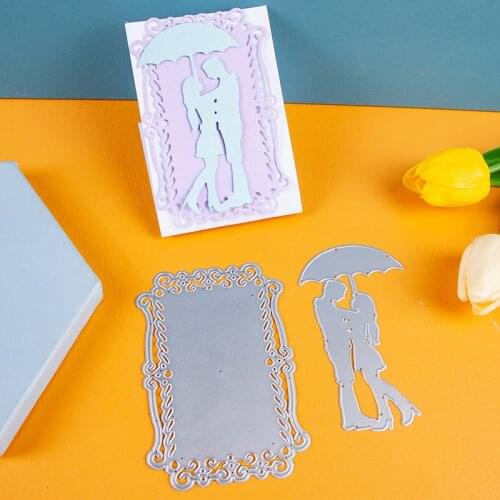 Metal cutting dies lover frame background cut die mold decoration Scrapbook paper craft knife mould blade punch stencils dies
