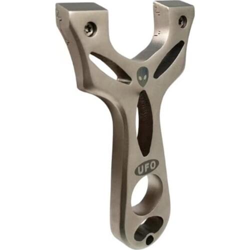 Powerful Stainless Steel Slingshots Outdoor Slingshot Toys Slingshot Metal Outdoor Sports Weapon Toy With Flat Rubber Band