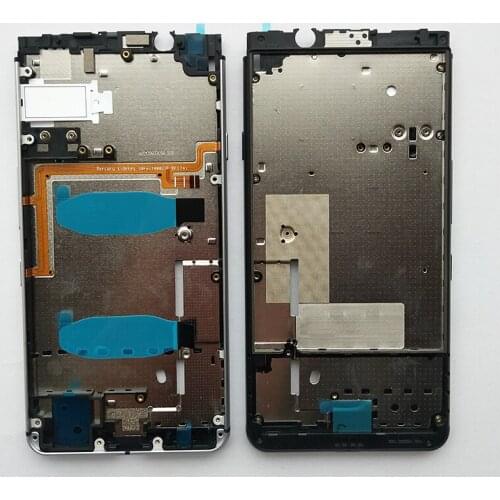 BINYEAE New Metal Middle Frame Bezel Front Frame For Blackberry Keyone Dtek70 Backplate Middle Chassis With Side Keys