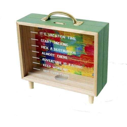 OIMG Wooden Piggy Banks For Money