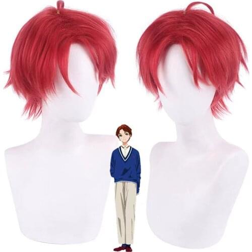 Anime WONDER EGG PRIORITY Momoe Sawaki Short Wig Cosplay Costume Heat Resistant Synthetic Hair Women Carnival Halloween Wigs