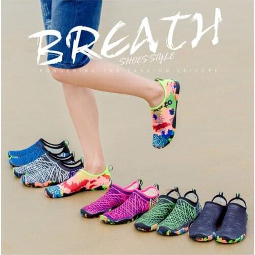 Beach Water Sneakers Swimming Shoes Outdoor Lovers Surf Fishing Walking Bicycle Upstream Quick-Drying Aqua Light Unisex Shoes