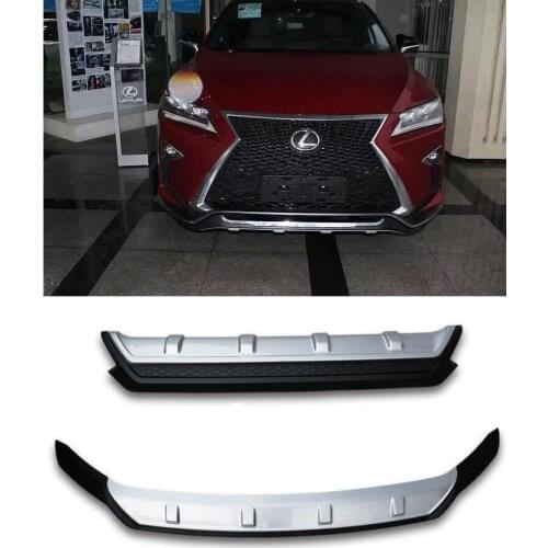 ABS Car Front+ Rear Bumper Protector Cover Guard Skid Plate Fits For Subaru Forester 2013 2014 2015 2016