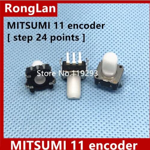 [BELLA]Sound volume potentiometer encoder Mitsumi MITSUMI 11 encoder [ step 24 points ]--10PCS/LOT