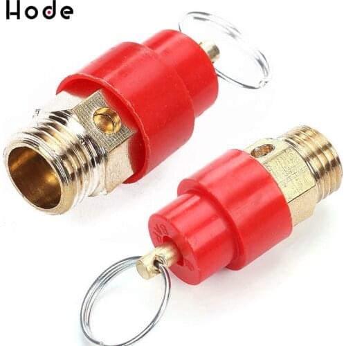 1/4'' BSP 1/3/4/5/6/7/8/10KG Air Compressor Safety Relief Valve Pressure Release Regulator 9mm Diameter For Pressure Piping