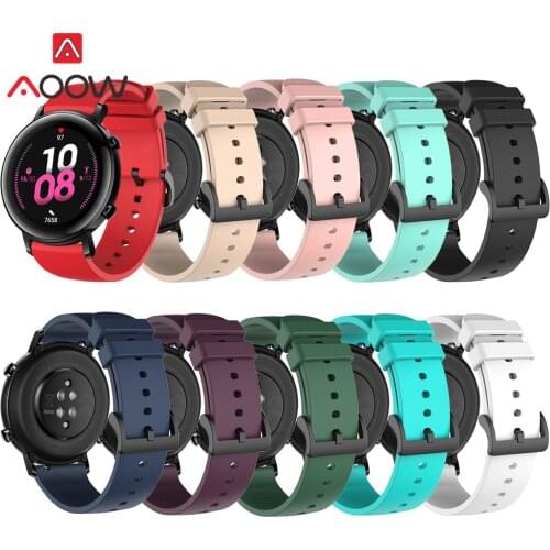 20mm Sport Silicone Strap for Huawei Watch GT 2 42mm Samsung Galaxy Watch Active2 S2 Amazfit GTR GTS Bracelet Band Watchband
