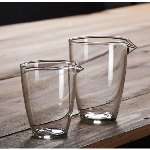 Heat-resistant Glass Tea Pitcher Glass Chahai Tea Cup Coffee Jug