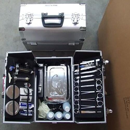 Uvet Veterinary equipment supply doctor visits box 32pcs medical tools titanium alloy vet veterinary box