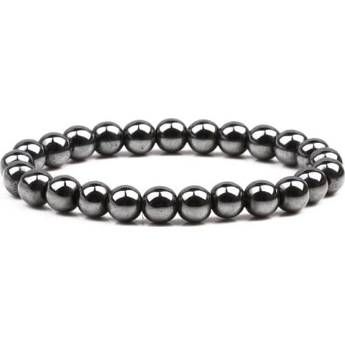 High quality magnetic Hematite Beads Bracelet for Women&Men fashion Jewelry charm Pulseras Bracelets gift