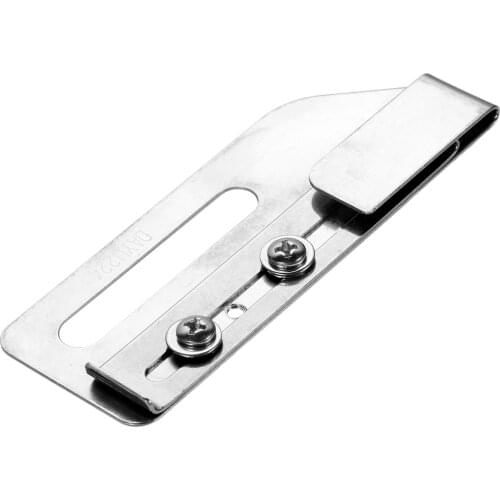 1Pc Metal Adjustable Cloth Guide Hemmer Knitwear Collar Binding for 2 or 3 Needle Coverstitch Industrial Sewing Machine Parts