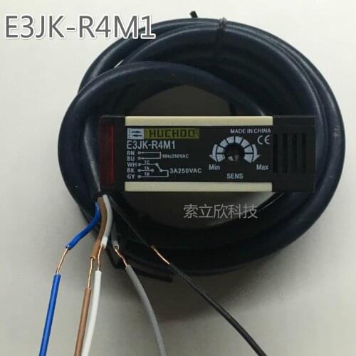 1pcs New Mirror Feedback Photoelectric Switch E3jk-r4m1 Send Reflective Plate Voltage Two Selected One