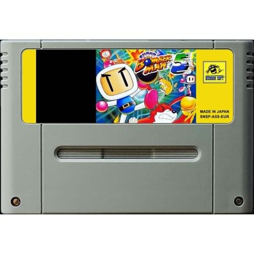 16Bit Games ** Super Bomberman 5 ( PAL EUR version!! )